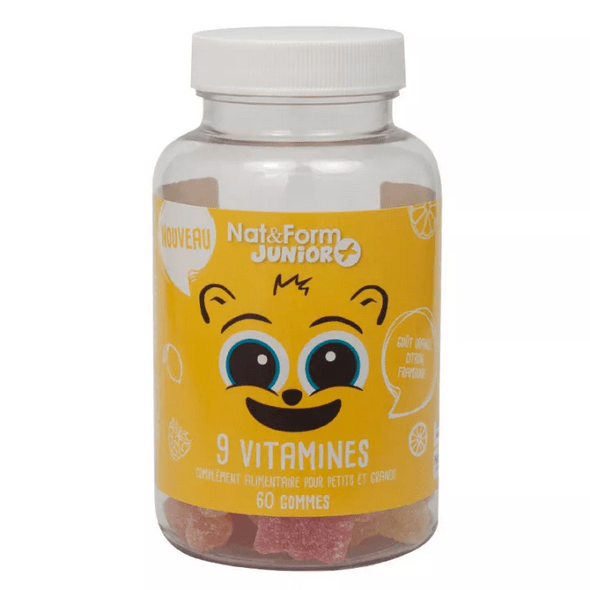Nat & Form Junior bear+ 9 Vitamins Teddy bears - Maple Wellness Supplements