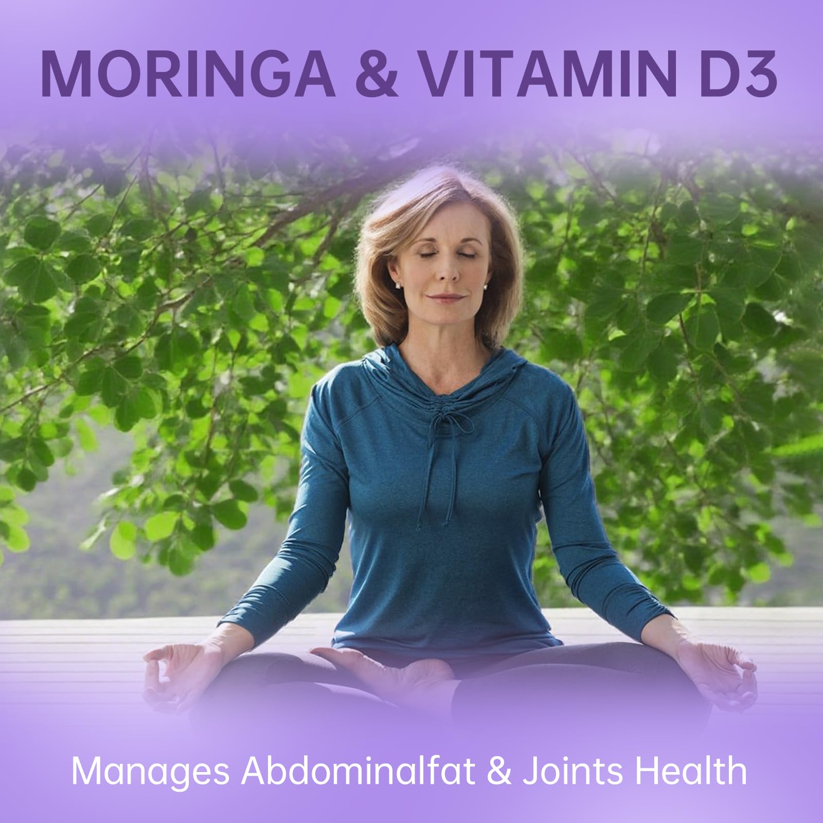 Natener Menopause Supplement for Women, Relieves 12 Menopausal Symptoms* | Black Cohosh + Soy Isoflavones + Ashwagandha + Moringa | for Alleviate Hot Flashes*, Night Sweats*, Weight* & Mood Swings* - Maple Wellness Supplements