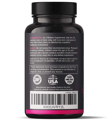 Natgrown Hormone Balance for Women PMS & Menopause Supplement for Fertility Hormonal & Menstrual Support, Helps Relief Hot Flashes - Maca Root, Vitex, Dong Quai & Black Cohosh Complex -Vegan Capsules - Maple Wellness Supplements