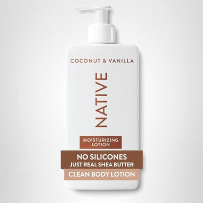 Native Body Lotion Contains Naturally Derived Plant-Based Moisturizers for Women and Men | Restores Dry Skin - Maple Wellness Supplements