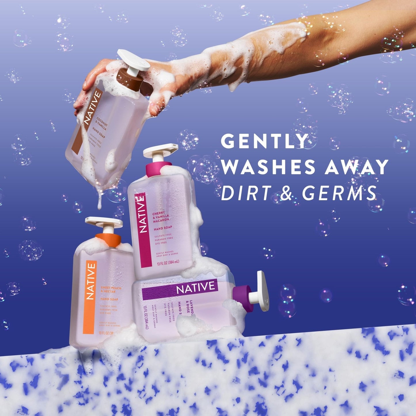 Native Liquid Hand Soap, Coconut & Vanilla Scent, Non-Drying Formula for Soft, Smooth Hands - Maple Wellness Supplements