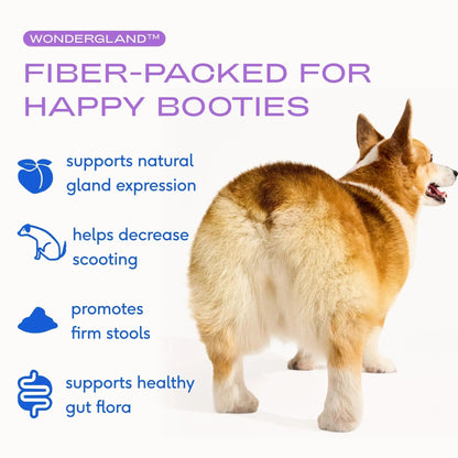 Native Pet WonderGland - Dog Anal Gland Supplement - Promotes Firm Stools, Natural Gland Expression to Help Reduce Scooting - Fiber Food Topper with Miscanthus Grass, Pumpkin & Probiotics - 30 Scoops - Maple Wellness Supplements