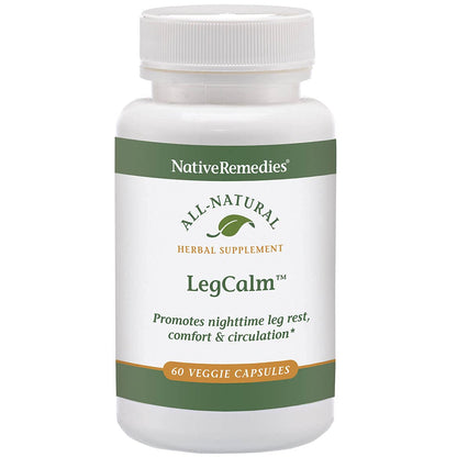 Native Remedies Leg Calm for Rested Legs and Limb Comfort at Night, 60 Veggie Caps - Maple Wellness Supplements