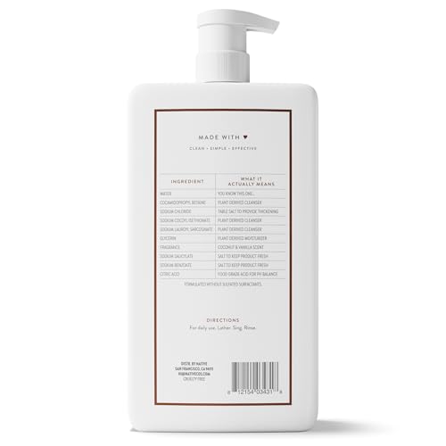 Native Sulfate Free Body Wash Contains Naturally Derived Ingredients | for Women & Men - Maple Wellness Supplements