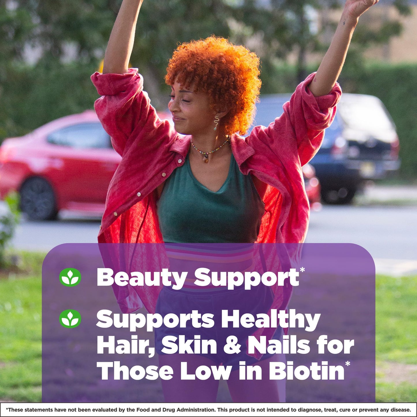 Natrol Biotin 10000mcg, 4X Faster Dissolve Supplement for Healthy Hair, Skin and Nails for Those Low in Biotin, Plus Energy Metabolism Support - Maple Wellness Supplements