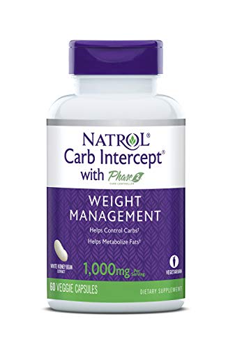 Natrol Carb Intercept with Phase 2 Carb Controller Capsules, White Kidney (Pack of 12) - Maple Wellness Supplements
