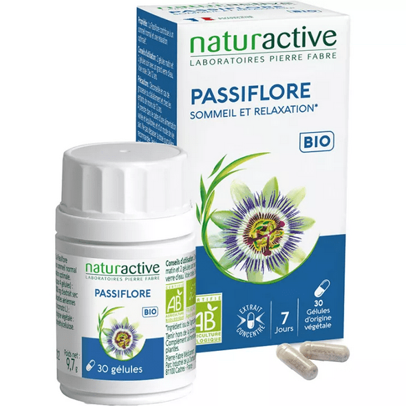 Naturactive Elusanes Passionflower Bio 30 capsules - Maple Wellness Supplements