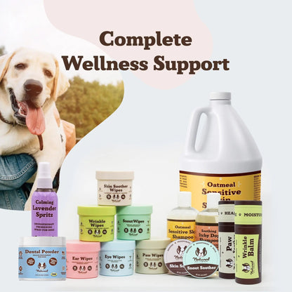 Natural Dog Company Dental Powder for Dogs – Freshens Breath & Helps Reduce Plaque & Tartar, Natural No-Brushing Canine Oral Health Postbiotic Supplement, Vet Formulated, Made in USA, 30-Day Supply - Maple Wellness Supplements