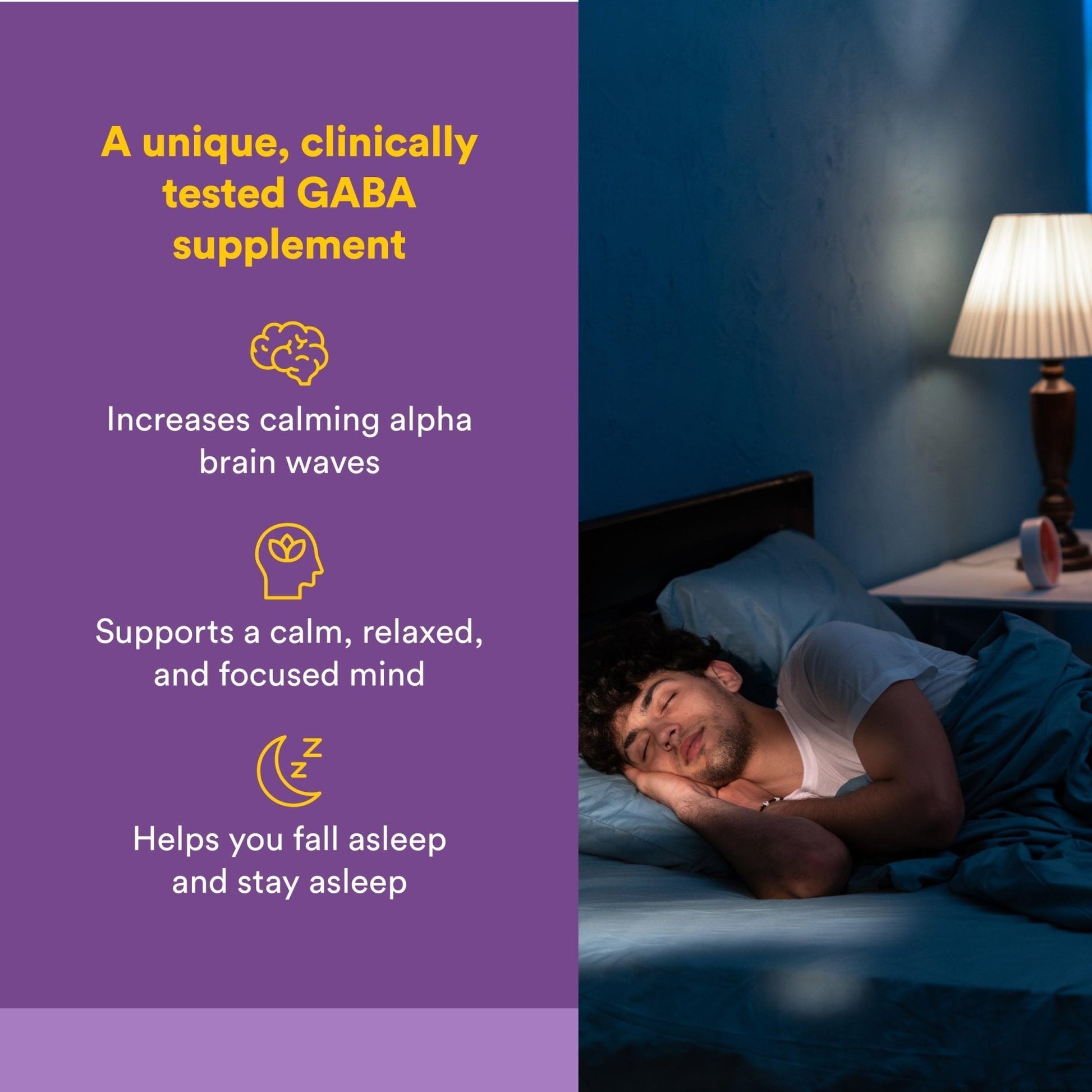 Natural Factors Pharma GABA - Dietary Supplement Supports Calm Sleep & Sleep Quality - Natural, Fast-Working Supplement Aids Focus & Brain Health - 60 Chewable Tablets (60 Servings) - Maple Wellness Supplements