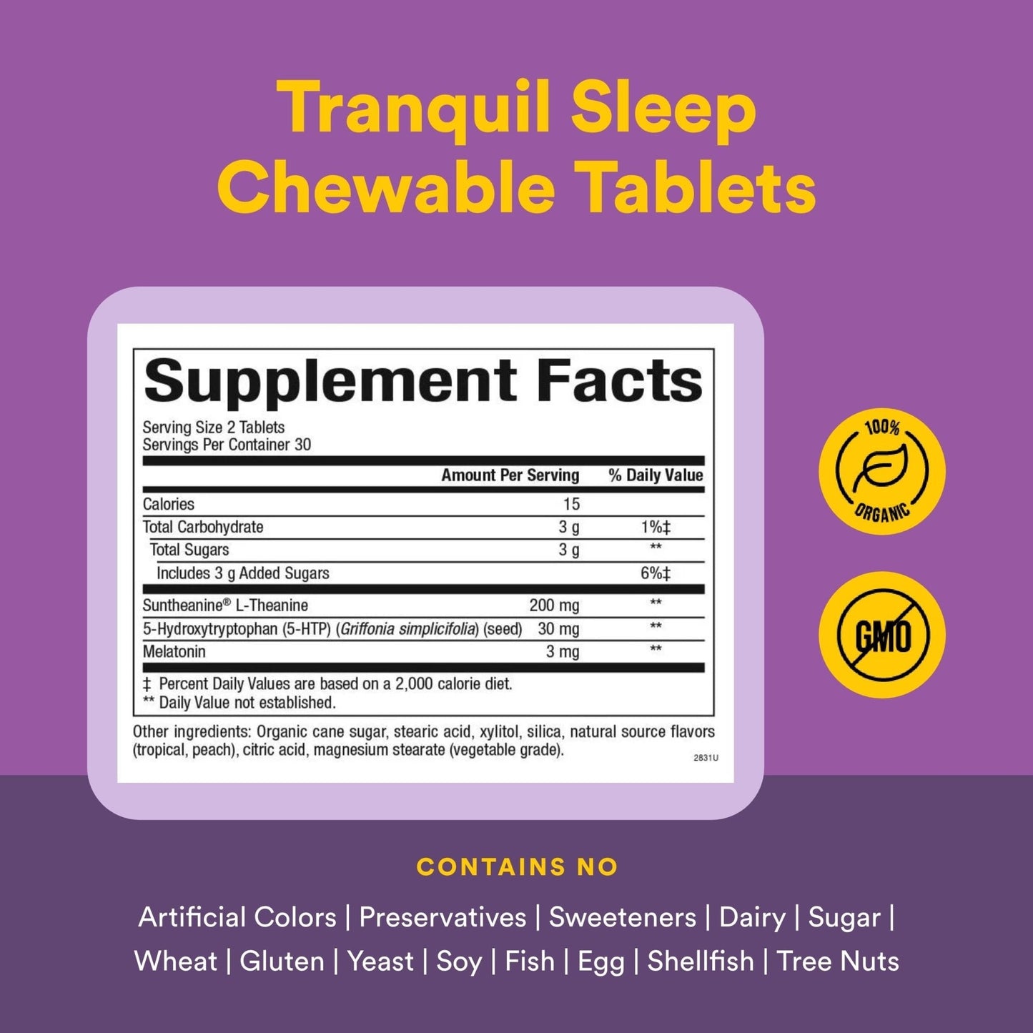 Natural Factors Stress-Relax Tranquil Sleep Tablet, 120 Count - Maple Wellness Supplements