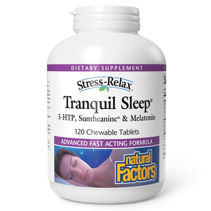 Natural Factors Stress-Relax Tranquil Sleep Tablet, 120 Count - Maple Wellness Supplements