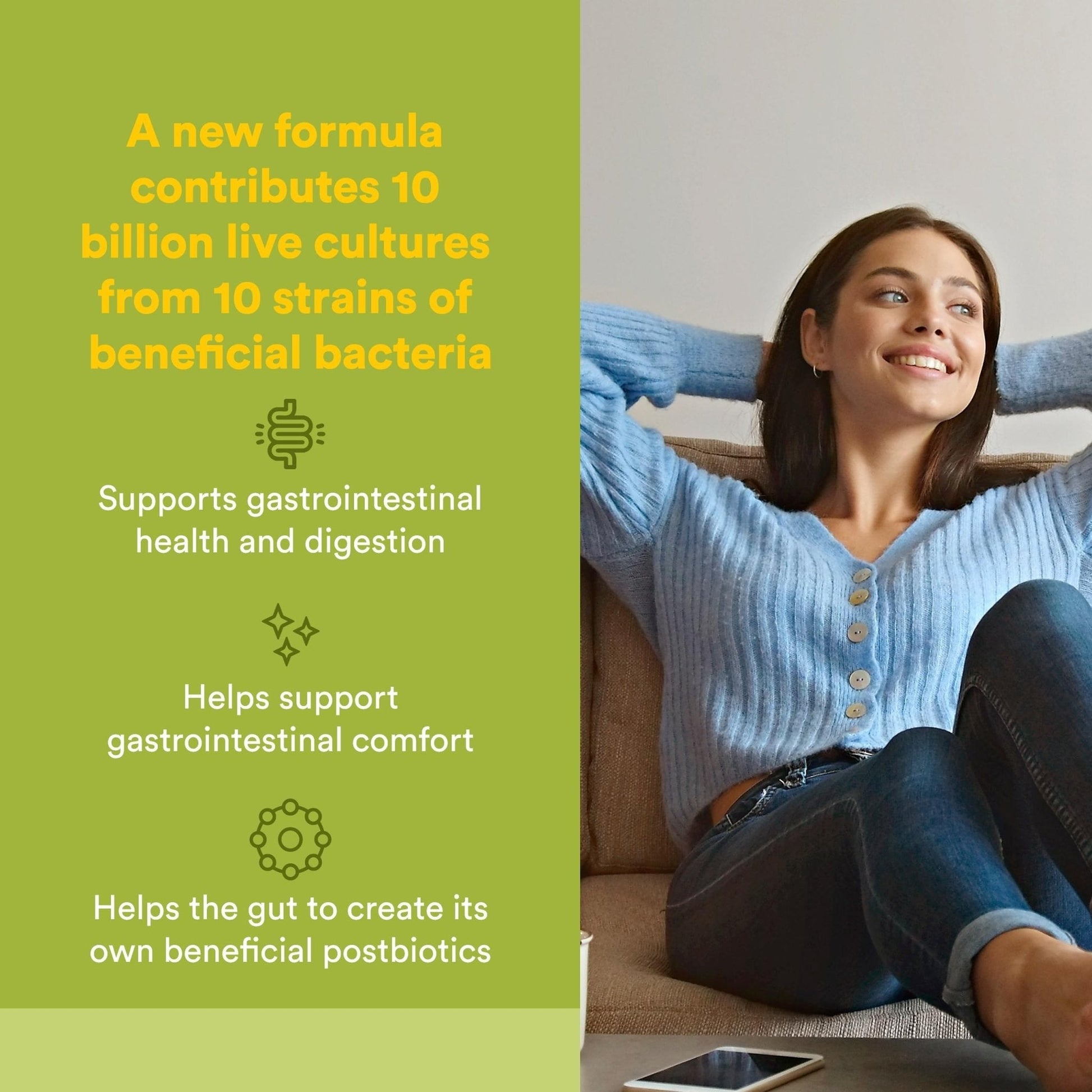 Natural Factors Whole Food Synbiotic Pre+Probiotic 10 Billion - Organic Gut & Digestive Health Supplement - Non-GMO, Gluten-Free & Dairy-Free - Maple Wellness Supplements