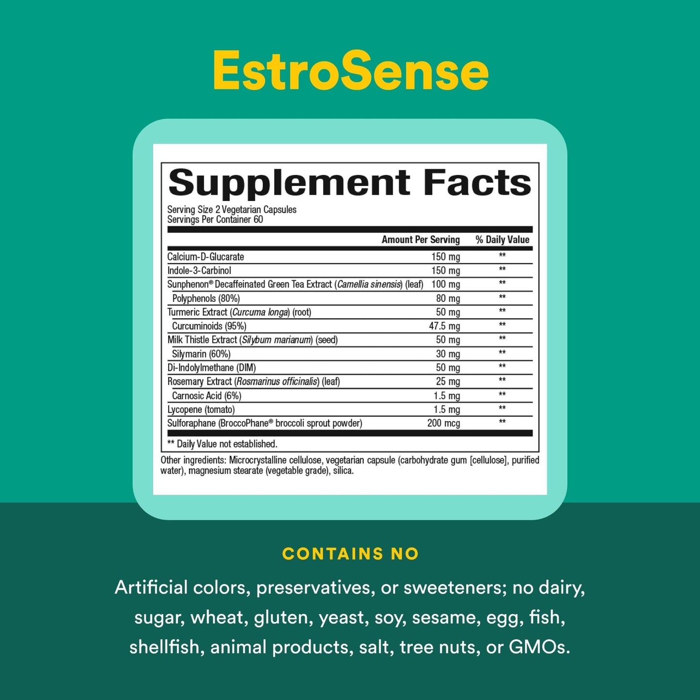Natural Factors WomenSense EstroSense - Daily Hormonal Balance Support Supplement - Supports Healthy Menstration & Menopause - Non-GMO Natural Supplement - 120 Vegetarian Capsules (60 Servings) - Maple Wellness Supplements