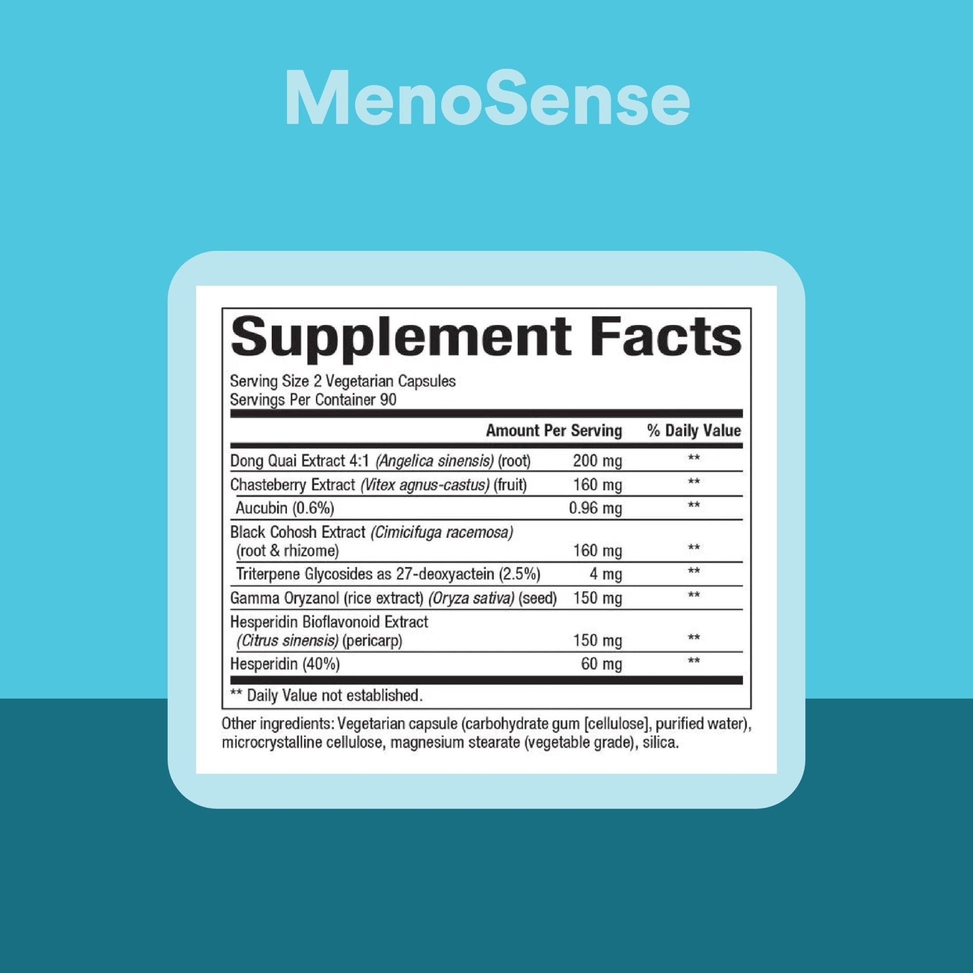 Natural Factors WomenSense MenoSense - Dietary Supplement with Black Cohosh, Chasteberry & Dong Quai - Menopause & Perimenopause Support Supplement - 180 Vegetarian Capsules (90 Servings) - Maple Wellness Supplements