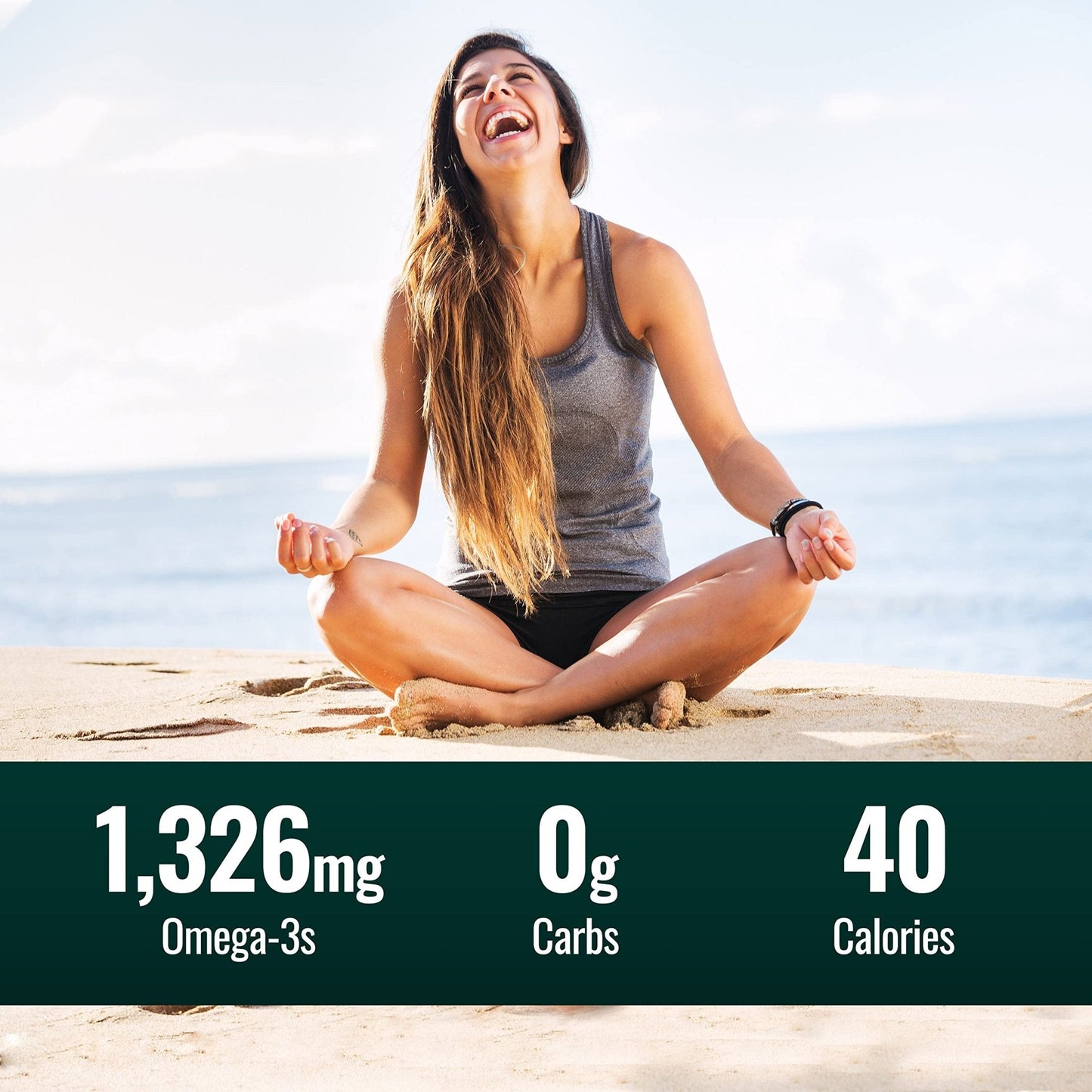 Natural Force Pure Omega 3 - Liquid Fish Oil - Delicious Lemon Cake Flavor - Mercury Free, Wild Caught, Lab Tested - 1,326 mg Triglyceride EPA, DHA, & DPA - 16 Oz Glass Bottle - Maple Wellness Supplements