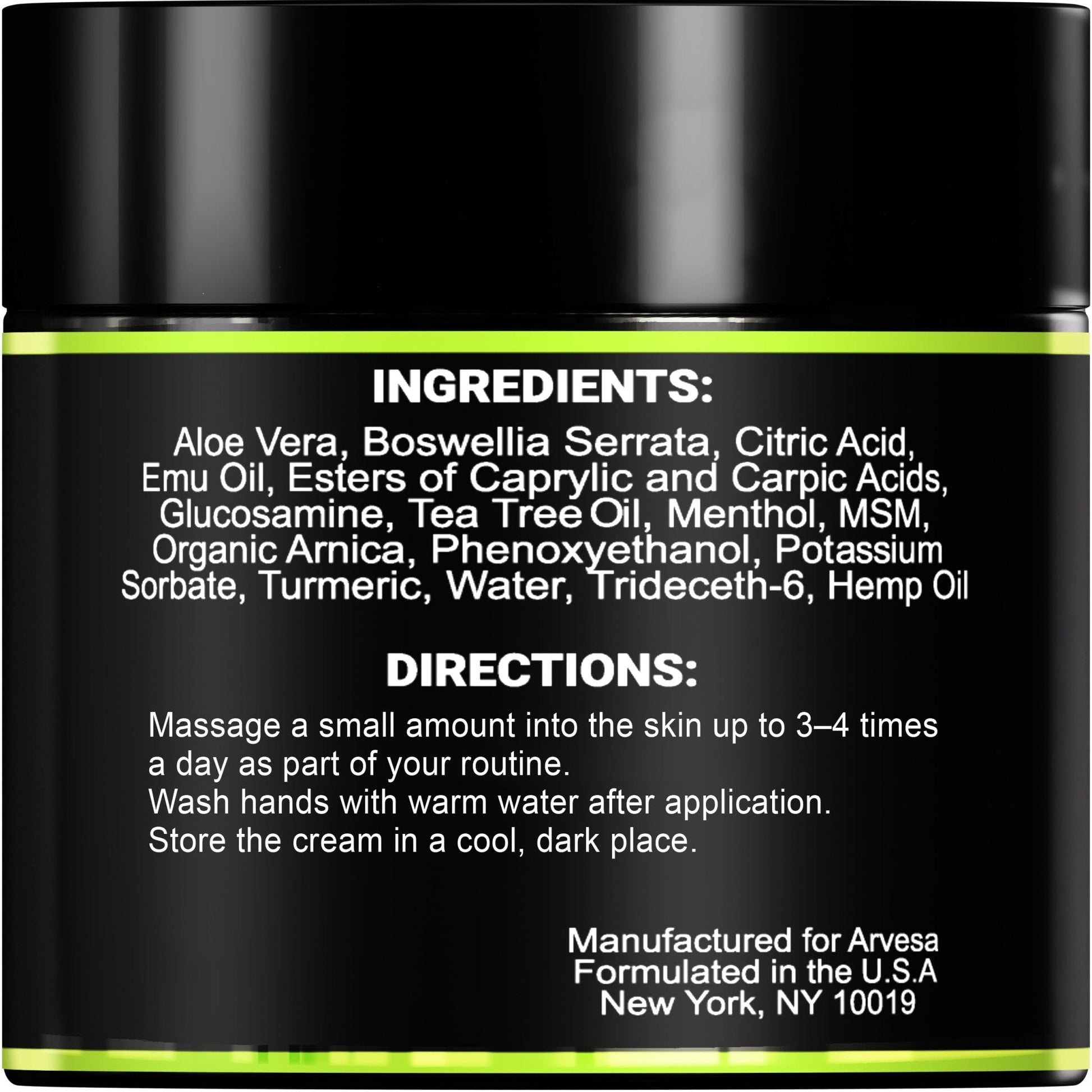 Natural Hemp Cream - Maximum Strength Gel - Hemp Cream with Arnica, MSM, Glucosamine, Menthol, Aloe, Turmeric, Boswellia - Fast Absorption, Non-Greasy, Lightweight - Advanced Formula - 4 oz - Maple Wellness Supplements