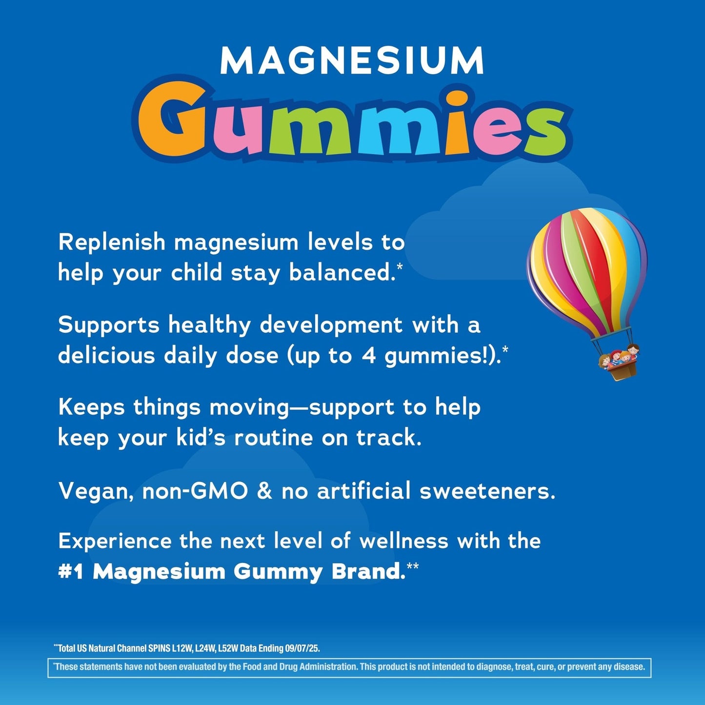 Natural Vitality Calm, Magnesium Citrate Kids Supplement, Stress Relief Gummies, Supports a Healthy Response to Stress - Maple Wellness Supplements