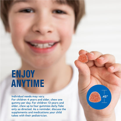 Natural Vitality Calm, Magnesium Citrate Kids Supplement, Stress Relief Gummies, Supports a Healthy Response to Stress - Maple Wellness Supplements