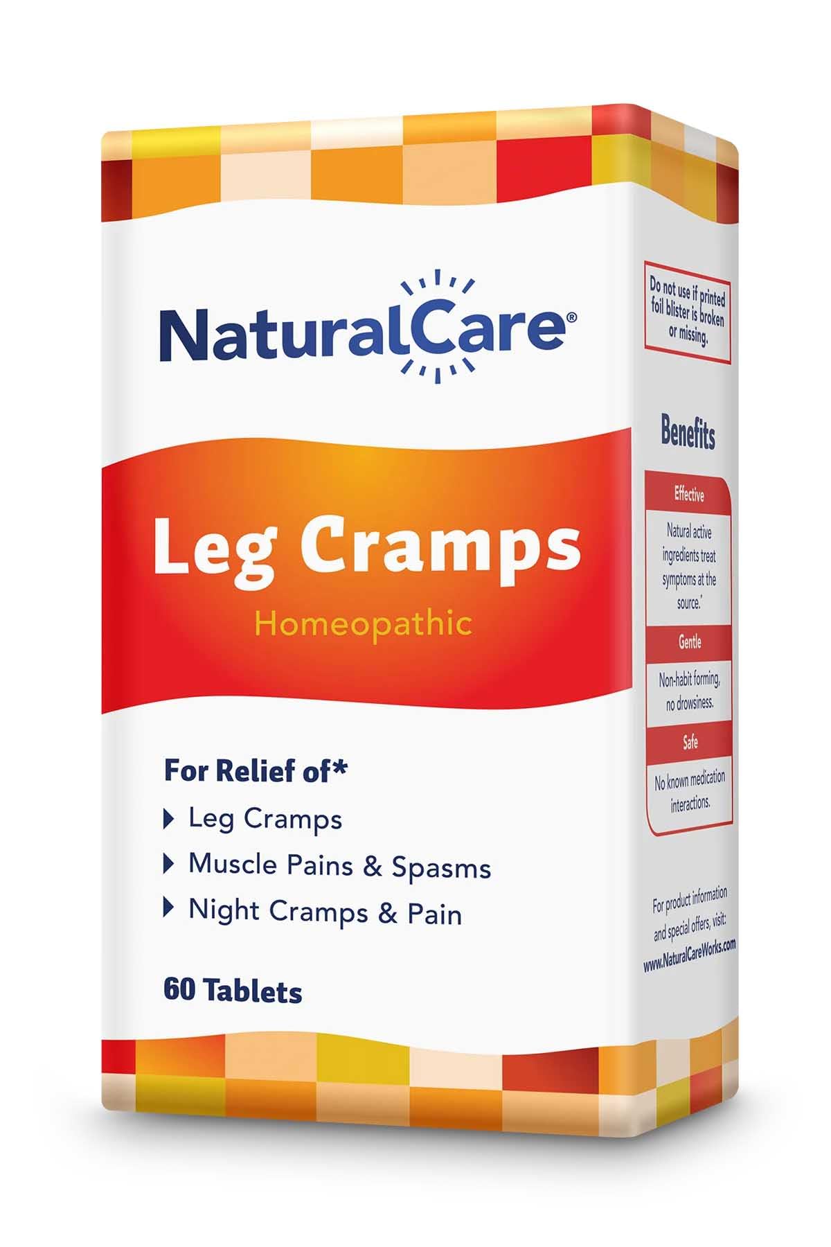 NaturalCare Leg Cramps, Homeopathic Tablets, 60ct | May Provide Support for Leg, Calf & Foot Cramps, Muscle Spasms & Pain - Maple Wellness Supplements