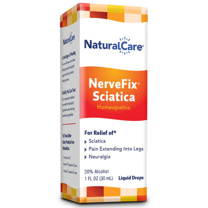 NaturalCare Pain Relief NerveFix Sciatica Neuralgia, 1 oz Liquid Natra Bio - Maple Wellness Supplements
