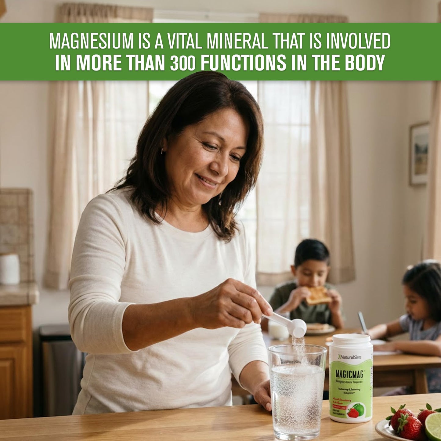 NaturalSlim MagicMag Magnesium Citrate Powder Drink for Relaxation, Stress, Constipation, Better Rest & Digestive Health, Magnesium Supplement for Women and Men - Maple Wellness Supplements
