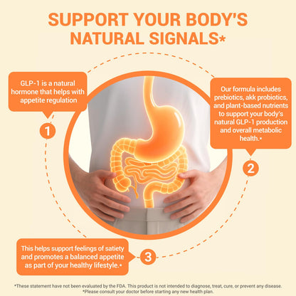 Nature Echo Supplement Support, Akkermansia Muciniphila Supplement for Cravings & Gut Health with Collagen, Inulin & Chromium - 60 Servings Capsules - Maple Wellness Supplements