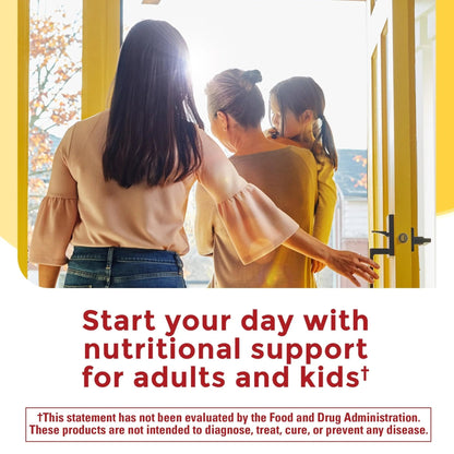 Nature Made Adult & Kids Multivitamin Gummies Combo Pack, Multis with Vitamin C, Vitamin D3, B Vitamins, Zinc, Omega 3 Fish Oil & More - Maple Wellness Supplements