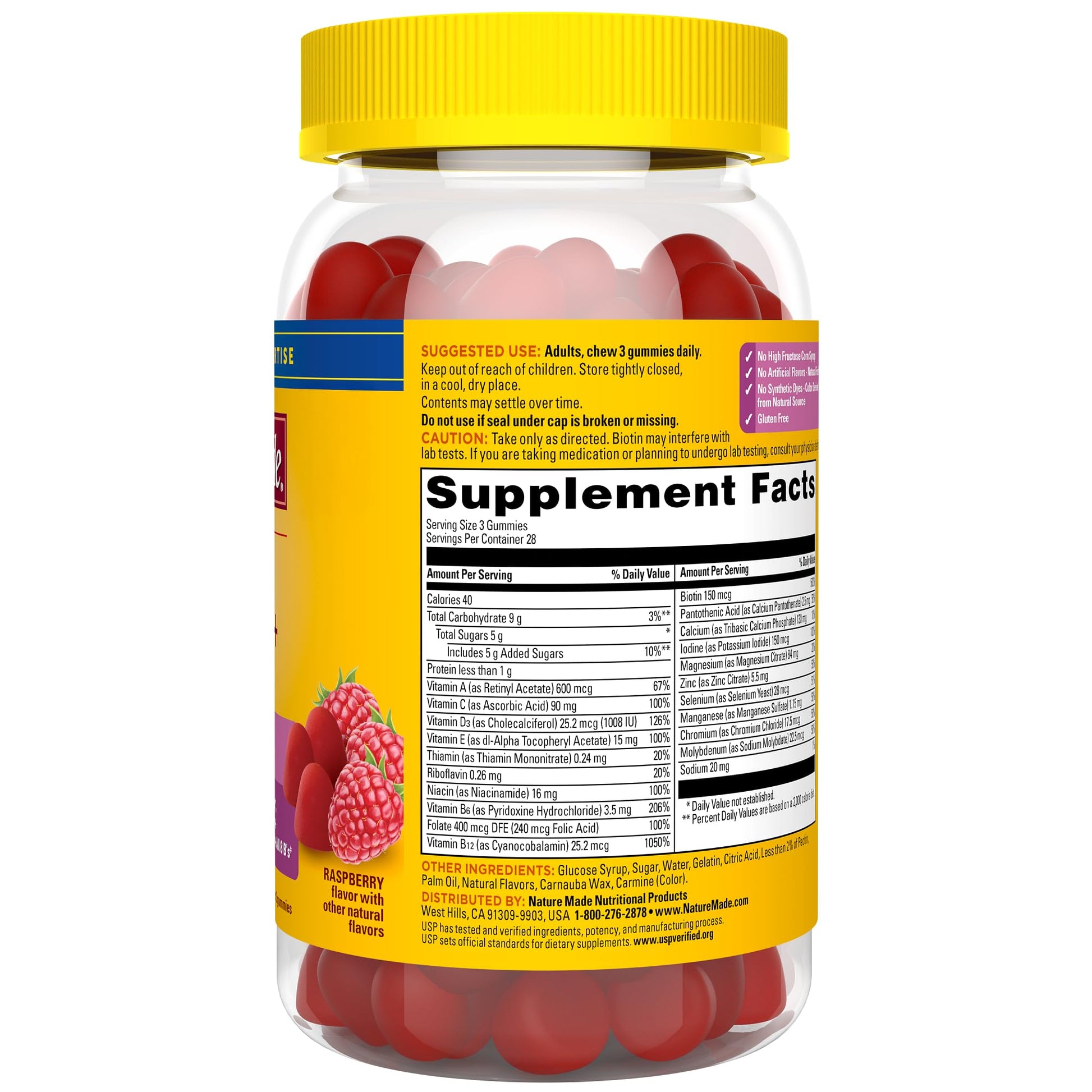 Nature Made Advanced Multivitamin Gummies 50 + for Her, Womens Multivitamins Gummies with Magnesium Citrate, Vitamin D3, Zinc - Maple Wellness Supplements