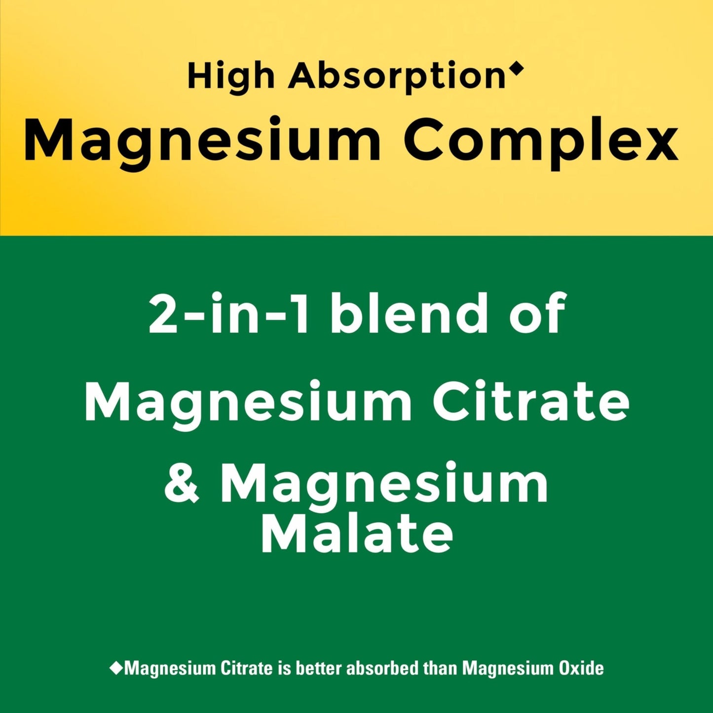 Nature Made High Absorption Magnesium Complex Soft Chews, Magnesium Supplement for Muscle, Heart, Bone Support, Magnesium Citrate & Malate Blend 250 mg per Serving, 40 Vegetarian Chews, 20 Day Supply - Maple Wellness Supplements