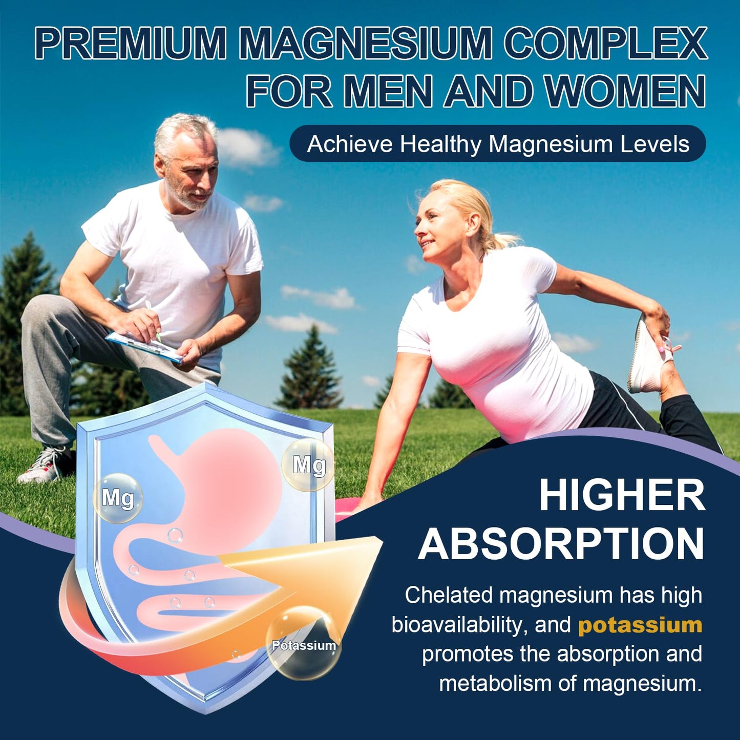 NATURE TARGET Magnesium Powder Supplement with Glycinate, Citrate, Malate, Magnesium Complex with L-Theanine & Vitamin B6 for Muscle, Heart & Brain, Vegan, 10.58 oz (100 Servings), Lemon Orange Flavor - Maple Wellness Supplements