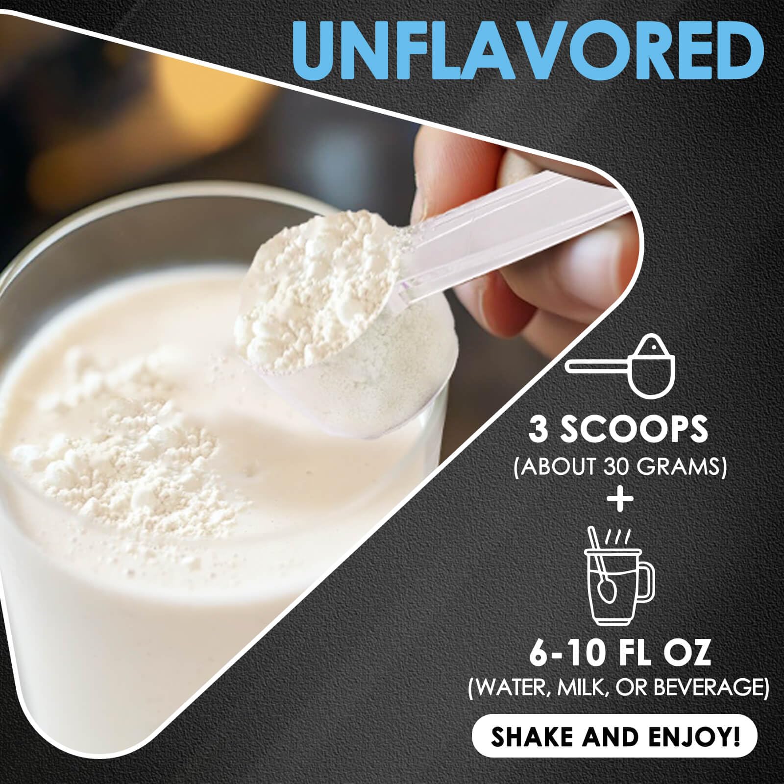 NATURE TARGET Unflavored Whey Protein Isolate - 26g Protein, 0g Sugar, Keto Friendly - No rBGH, Grass Fed - Perfect for Coffee, Baking & Smoothies - 1.10 LB (16 Servings) - Maple Wellness Supplements