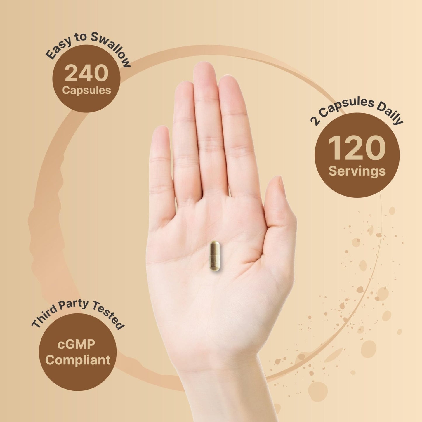 NatureBell Ashwagandha Root with Black Pepper Extract - 240 Capsules - High Strength Adaptogen for Calmness, Relaxation & Immune Support* - Maple Wellness Supplements