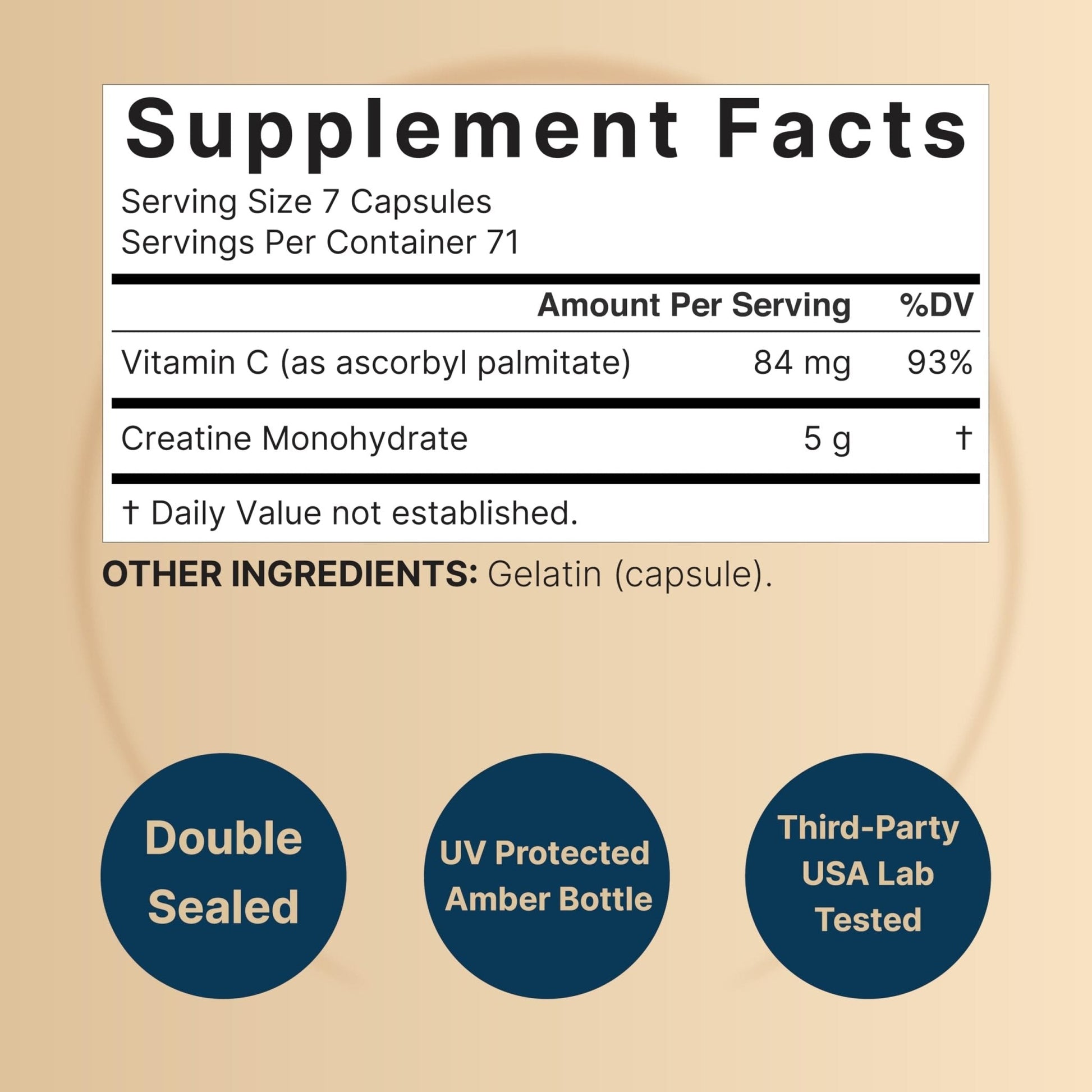 NatureBell Creatine Monohydrate Capsules 5,000mg Per Serving, 500 Count | Micronized, Unflavored Creatine Pills | Pre-Workout & Muscle Strength Support - Maple Wellness Supplements