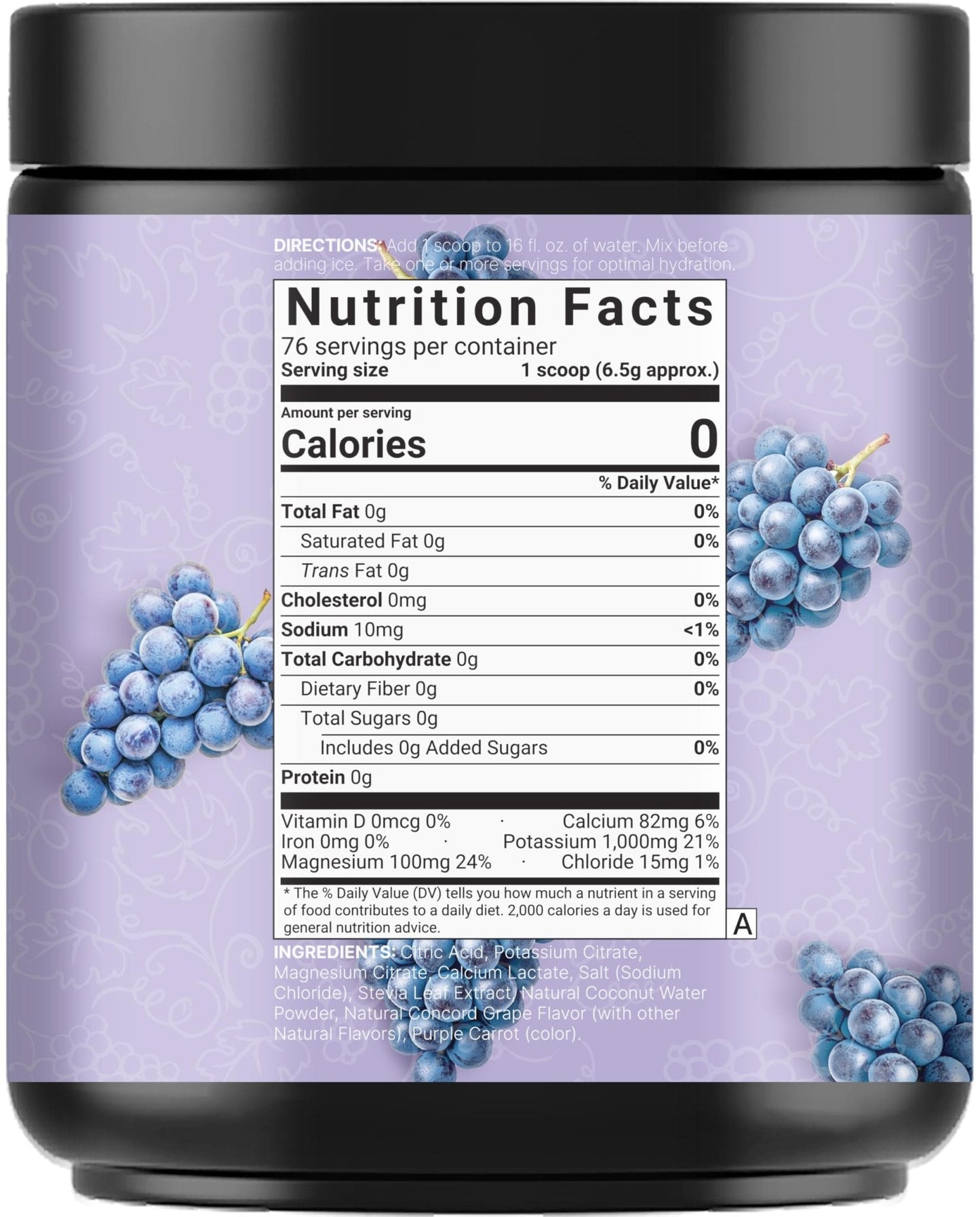 NatureBell Electrolytes Powder No Sugar, 500g (76 Servings) | Keto Fast Hydration Powder, Carnivore-Friendly Electrolyte – 1,000mg High Potassium, Minerals, - Maple Wellness Supplements
