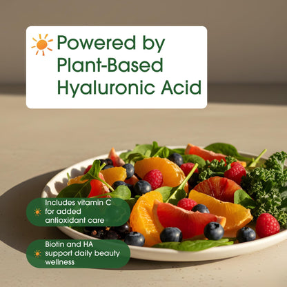 NatureBell Hyaluronic Acid 250mg - 240 Capsules - 250mg Hyaluronic Acid, 5000mcg Biotin & 25 mg Vitamin C - Supports Skin - Maple Wellness Supplements