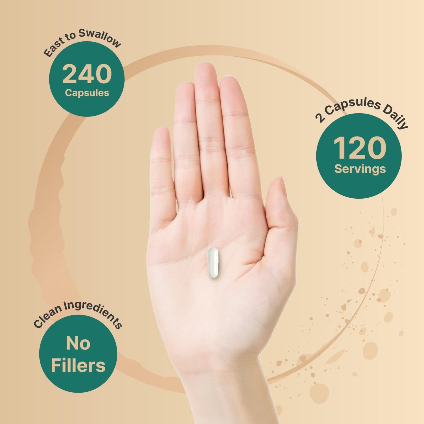NatureBell Magnesium Complex for Women & Men 1,000mg Per Serving – 240 Capsules – Triple Magnesium Complex with Glycinate, Citrate & Malate – Chelated & Purified – Non‑GMO, Filler Free - Maple Wellness Supplements