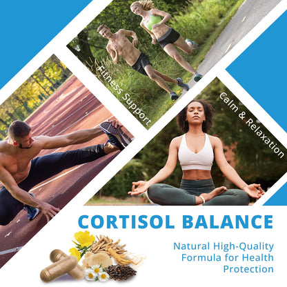 NATUREBULK Cortisol Supplements for Women, 18-in-1 - Premium Blend with Ashwagandha, Rhodiola, Magnesium & L-Theanine - Stress Response Support & Mood Enhancement Formula - 120 Vegetarian Capsules - Maple Wellness Supplements