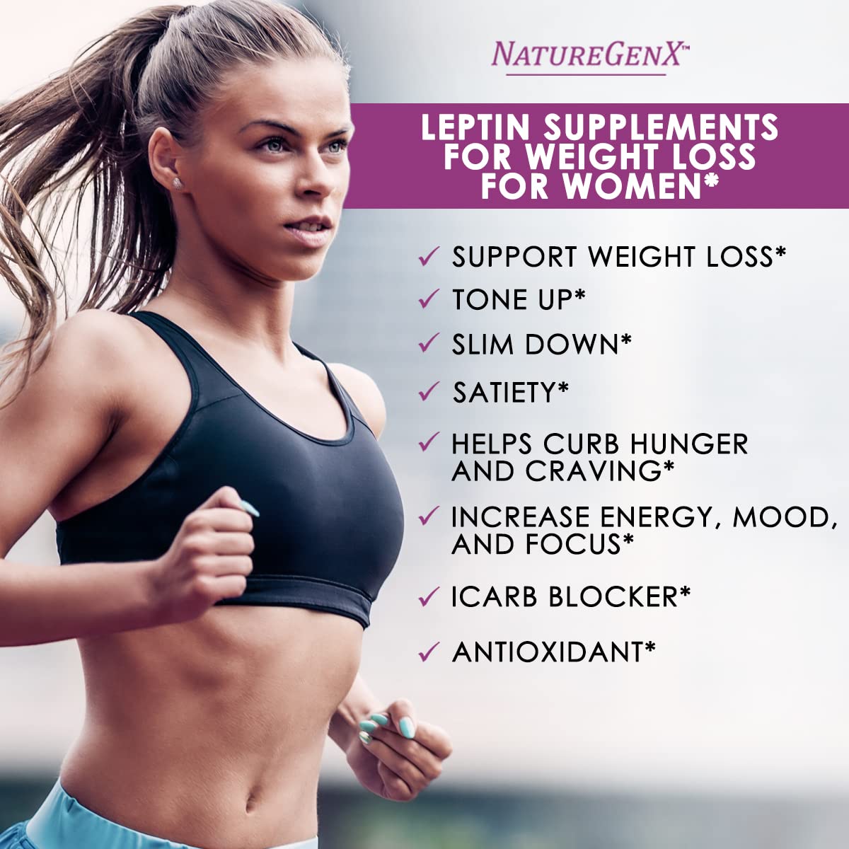 NatureGenX LeptinXT - Leptin Supplements for Weight Loss for Women - Extra Strength - Maple Wellness Supplements