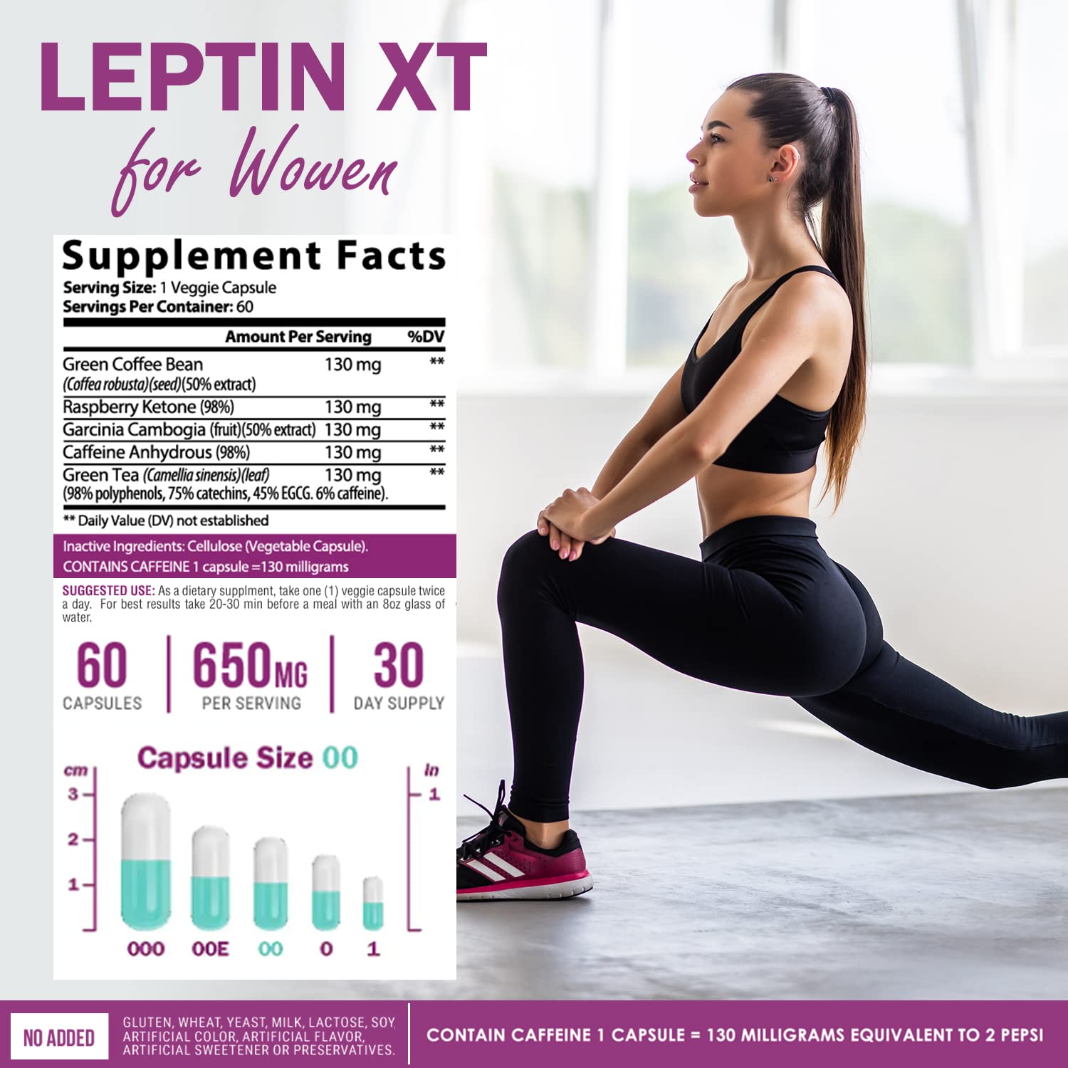 NatureGenX LeptinXT - Leptin Supplements for Weight Loss for Women - Extra Strength - Maple Wellness Supplements