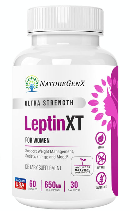 NatureGenX LeptinXT - Leptin Supplements for Weight Loss for Women - Extra Strength - Maple Wellness Supplements