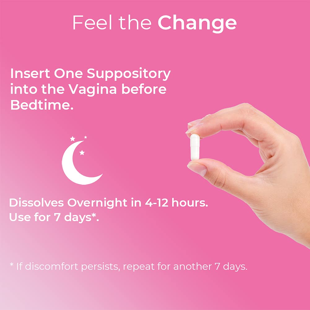 Natureland Boric Acid Suppositories for Women - 600mg, 40 Count - Made in USA - Feminine Care for pH Balance & Odor Control - Unscented Intimate Health Support - Maple Wellness Supplements
