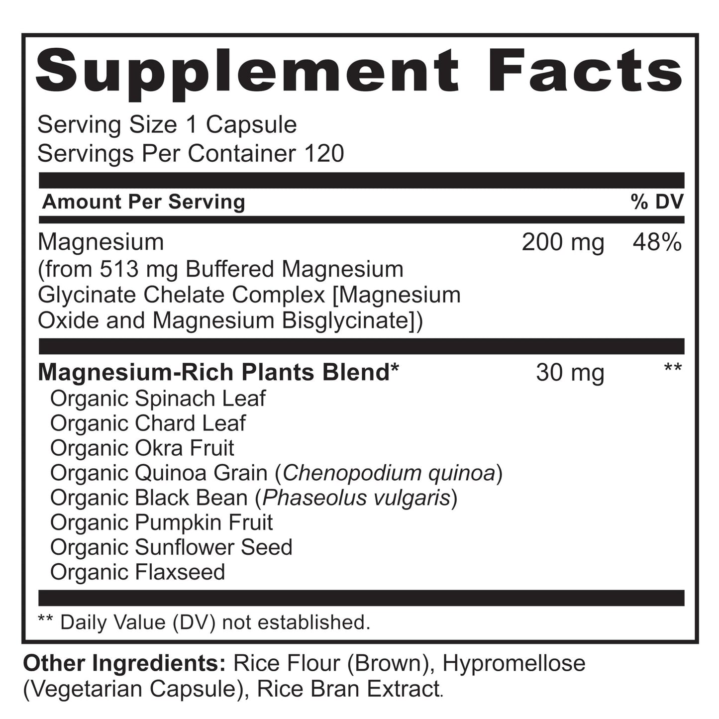 NATURELO Magnesium Glycinate Chelate Complex - 200 mg Magnesium with Organic Vegetables to Support Sleep, Calm, Muscle Cramp & Stress Relief - Gluten Free, Non GMO - 120 Capsules - Maple Wellness Supplements
