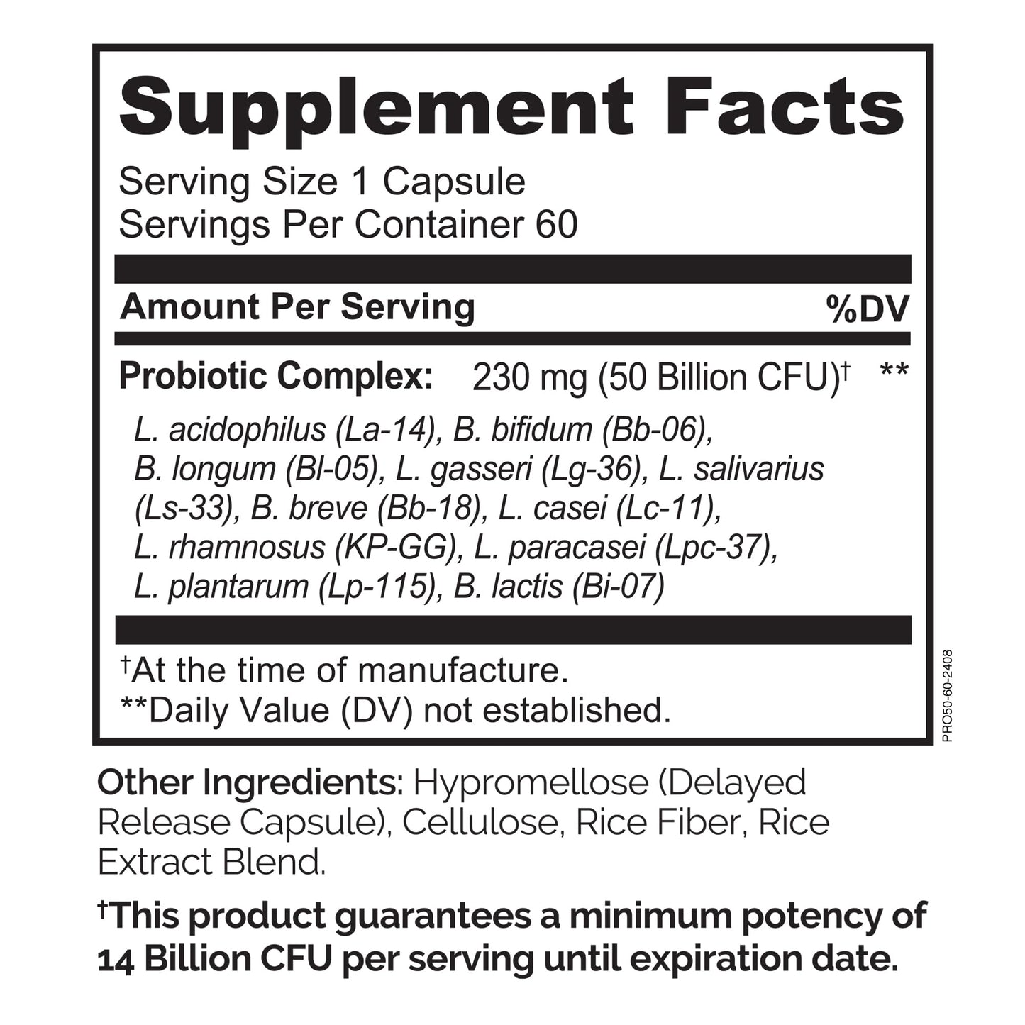 NATURELO Probiotics for Digestive Health - 50 Billion CFU, 11 Strains, Daily Use Supplement - Boosts Immune System, Delayed Release, - Maple Wellness Supplements