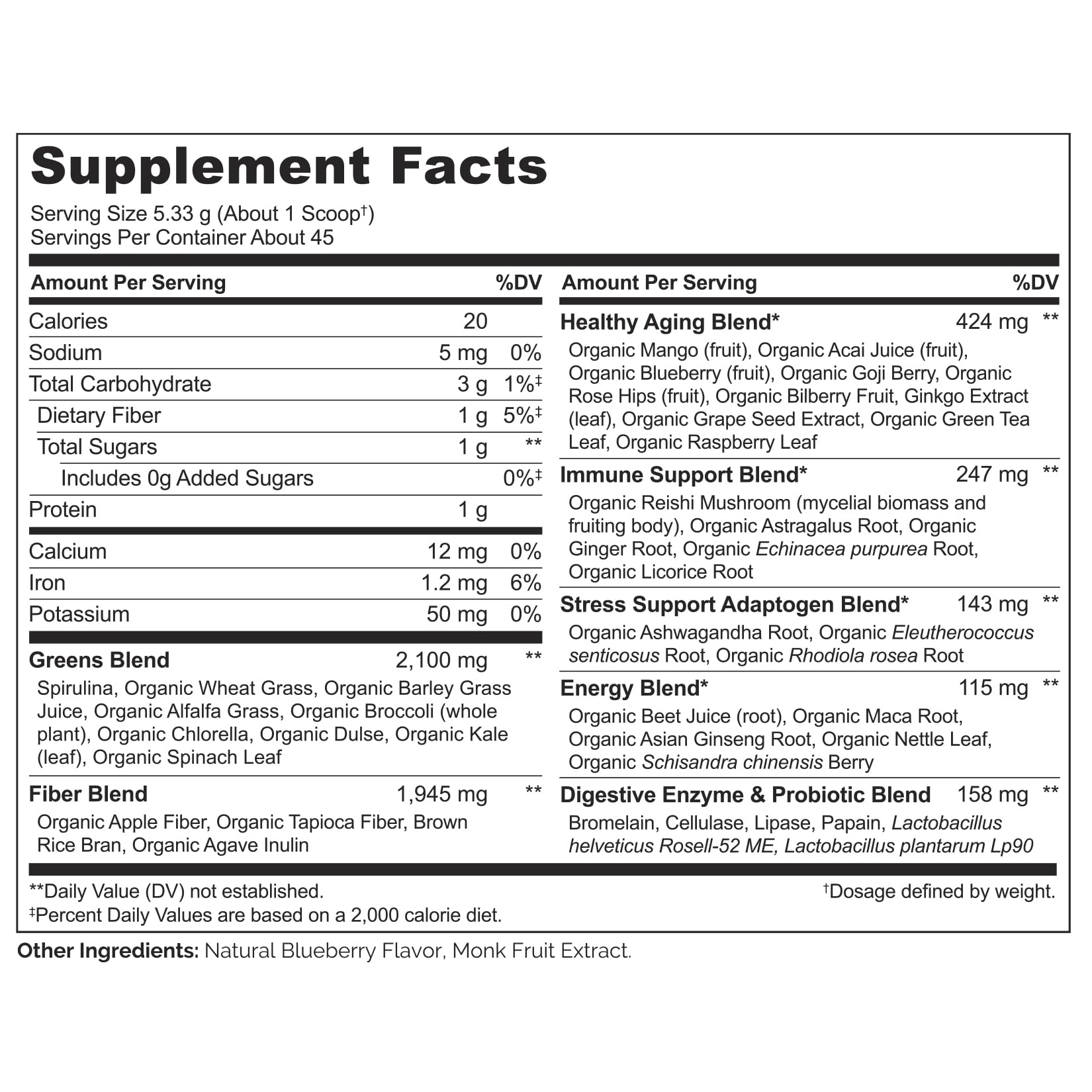 NATURELO Raw Greens Superfood Powder 240 Grams, Mixed Berry - Supports Energy, Immunity and Detox - Includes Spirulina, Wheat Grass and Organic Greens for Whole Food Nutrition - Maple Wellness Supplements
