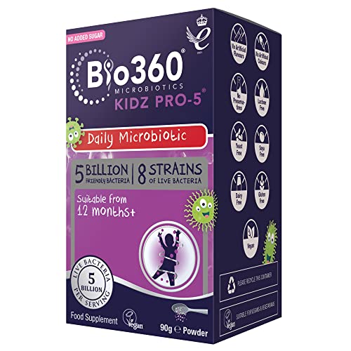 Natures Aid Bio360 Kidz Pro-5 (5 Billion Bacteria) from Natures Aid, Children's Microbiotic - Maple Wellness Supplements