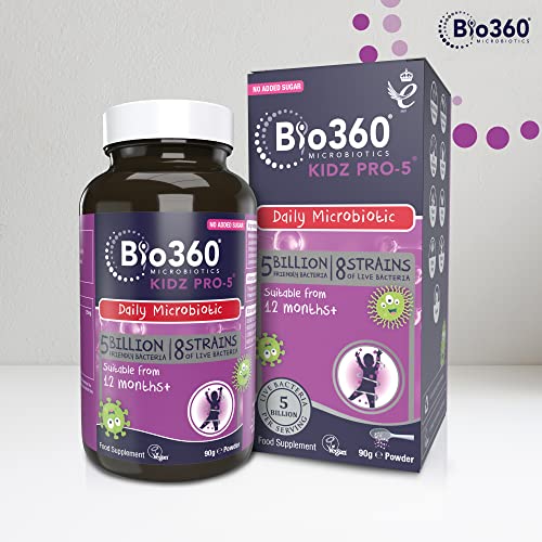 Natures Aid Bio360 Kidz Pro-5 (5 Billion Bacteria) from Natures Aid, Children's Microbiotic - Maple Wellness Supplements