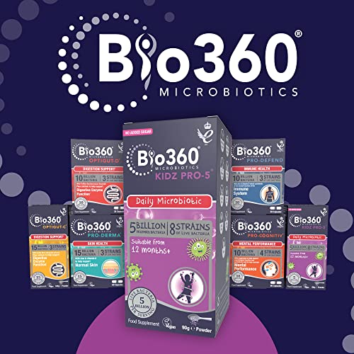 Natures Aid Bio360 Kidz Pro-5 (5 Billion Bacteria) from Natures Aid, Children's Microbiotic - Maple Wellness Supplements
