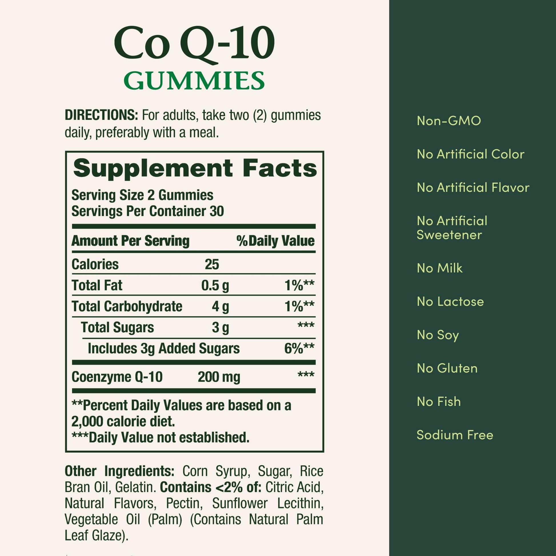 Nature's Bounty CoQ10 Gummies, Supports Heart Health, CoQ10 200mg, Peach Mango Flavor, 60 Count - Maple Wellness Supplements