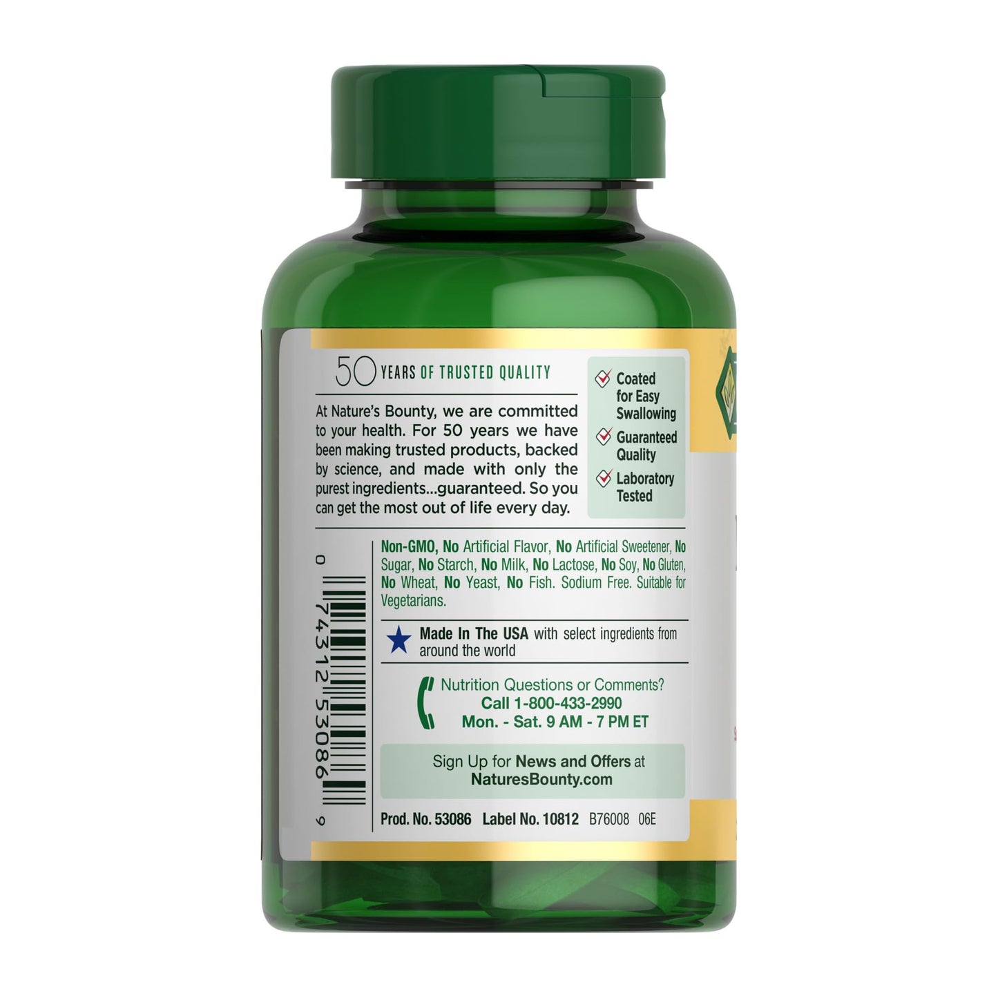 Nature's Bounty Magnesium 500 mg Tablets, High Potency Magnesium Supplement for Bone & Muscle Health, Whole Body Support, 200 Count (Pack of 1) - Maple Wellness Supplements