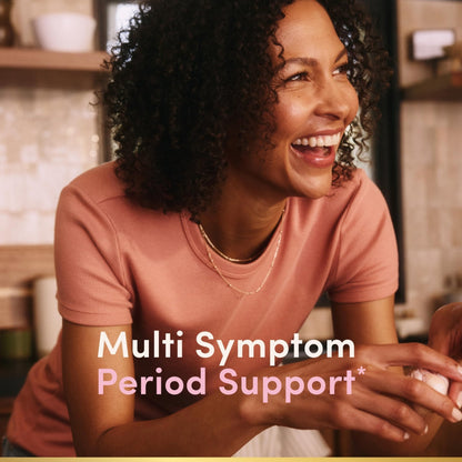 Nature’s Bounty Optimal Solutions Advanced PMS Relief for Menstrual Cycle Support, PMS Support Supplement for Women, Bloating Relief – Chasteberry, Hormone-Free, 60 Vegetarian Capsules - Maple Wellness Supplements